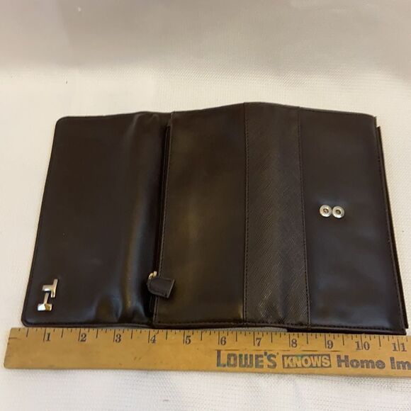New Tommy brown wallet with check book cover 7”x4” - Picture 5 of 6